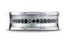 Benchmark-18K-White-Gold-7.5mm-Comfort-Fit-Pave-set-16-Stone-Black-Diamond-Wedding-Band--.32Ct--Size-4.25--CF71759218KW04.25