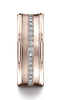 Benchmark-14K-Rose-Gold-7.5mm-Comfort-Fit-Pave-set-16-Stone-Diamond-Wedding-Band-Ring--.32Ct--Size-4.5--CF71759314KR04.5