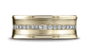 Benchmark-18K-Yellow-Gold-7.5mm-Comfort-Fit-Pave-set-16-Stone-Diamond-Wedding-Band-Ring--.32Ct--Size-4.25--CF71759318KY04.25