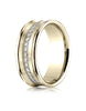 Benchmark-18K-Yellow-Gold-7.5mm-Comfort-Fit-Pave-set-16-Stone-Diamond-Wedding-Band-Ring--.32Ct--Size-4--CF71759318KY04