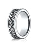 Benchmark-Cobaltchrome-8-mm-Comfort-Fit-Ring-with-treaded-pattern--Size-6--CF717869CC06