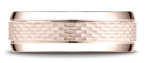 Benchmark-14K-Rose-Gold-7.5mm-Comfort-Fit-Chain-Link-Center-w/-High-Polish-Beveled-Edge-Design-Band--4.25--CF7754514KR04.25