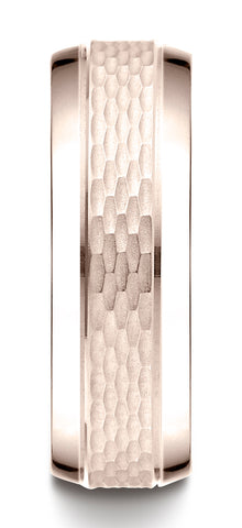 Benchmark-14K-Rose-Gold-7.5mm-Comfort-Fit-Chain-Link-Center-w/-High-Polish-Beveled-Edge-Band-Size4.5--CF7754514KR04.5