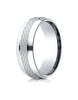 Benchmark-18K-White-Gold-7.5mm-Comfort-Fit-Chain-Link-Center-w/-High-Polish-Beveled-Edge-Band-Size4--CF7754518KW04