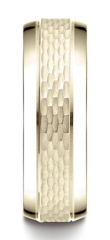 Benchmark-14K-Yellow-Gold-7.5mm-Comfort-Fit-Chain-Link-Center-w/-High-Polish-Beveled-Edge-Band-Size4.5--CF7754514KY04.5