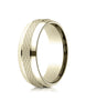 Benchmark-14K-Yellow-Gold-7.5mm-Comfort-Fit-Chain-Link-Center-w/-High-Polish-Beveled-Edge-Band-Size4--CF7754514KY04
