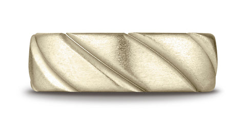 Benchmark-18K-Yellow-Gold-Comfort-Fit-Satin-Finished-Swirl-Pattern-Design-Wedding-Band-Ring--Size-4.25--CF7755018KY04.25