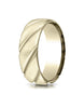 Benchmark-14K-Yellow-Gold-Comfort-Fit-Satin-Finished-Swirl-Pattern-Design-Wedding-Band-Ring--Size-4--CF7755014KY04