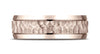 Benchmark-14K-Rose-Gold-7.5mm-Comfort-Fit-Hammered-Finish-Beveled-Edge-Design-Wedding-Band-Ring--Size-4.25--CF8750914KR04.25