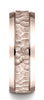 Benchmark-14K-Rose-Gold-7.5mm-Comfort-Fit-Hammered-Finish-Beveled-Edge-Design-Wedding-Ring--Size-4.5--CF8750914KR04.5
