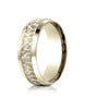 Benchmark-14K-Yellow-Gold-7.5mm-Comfort-Fit-Hammered-Finish-Beveled-Edge-Design-Wedding-Ring--Size-4--CF8750914KY04