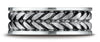 Benchmark-Cobaltchrome-8-mm-Comfort-Fit-Wedding-Band-Ring-with-Zippered-Pattern-Center--Size-6.5--CF98465CC06.5