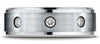 Benchmark-Cobaltchrome-8mm-Comfort-Fit-Satin-Centered-3-Stone-Diamond-Ring--0.24Ct.--Size-6.5--CF98486CC06.5