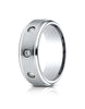 Benchmark-Cobaltchrome-8mm-Comfort-Fit-Satin-Centered-3-Stone-Diamond-Ring--0.24Ct.--Size-6--CF98486CC06