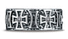 Benchmark-Cobaltchrome-9-mm-Comfort-Fit-6-Stone-Black-Diamond-Maltese-Cross-Design-Band--0.33-cttw--6.5--CF99451CC06.5