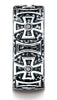 Benchmark-Cobaltchrome-9-mm-Comfort-Fit-6-Stone-Black-Diamond-Maltese-Cross-Design-Band--0.33-cttw--Sz7--CF99451CC07