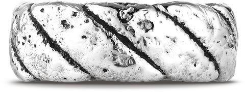 Benchmark-Cobaltchrome-9-mm-Comfort-Fit-Blackened-Rustic-Wedding-Band-Ring--Size-7--CF99463CC07