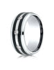 Benchmark-Cobaltchrome-9-mm-Comfort-Fit-Diamond-Wedding-Band-with-Double-Graphite-Inlay--0.20-cttw--Sz-6--CF995623CC06