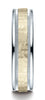 Benchmark-14K-Two-Toned-Gold-6mm-Comfort-Fit-Hammered-Finished-with-Milgrain-Carved-Design-Band--Sz-6.5--CF17630814KWY06.5