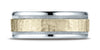 Benchmark-14K-Two-Toned-Gold-8mm-Comfort-Fit-Hammered-Finished-with-Milgrain-Carved-Design-Band--Size-6.25--CF17830814KWY06.25