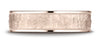 Benchmark-14K-Rose-Gold-Comfort-Fit-6mm-High-Polish-Edge-Hammered-Center-Design-Wedding-Ring--Size-6.25--CF15630314KR06.25