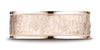 Benchmark-14K-Rose-Gold-Comfort-Fit-8-mm-High-Polish-Edge-Hammered-Center-Design-Wedding-Ring-Size-6.25--CF15830314KR06.25