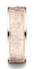 Benchmark-14K-Rose-Gold-Comfort-Fit-8-mm-High-Polish-Edge-Hammered-Center-Design-Wedding-Band--Size-6.5--CF15830314KR06.5