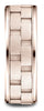 Benchmark-14k-Rose-Gold-8mm-Comfort-Fit-Drop-Bevel-Sandblasted-Satin-Finish-Chain-Link-Design-Band--6.5--CF18849314KR06.5