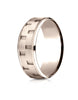 Benchmark-14k-Rose-Gold-8mm-Comfort-Fit-Drop-Bevel-Sandblasted-Satin-Finish-Chain-Link-Design-Band-Sz-6--CF18849314KR06