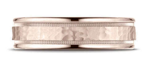 Benchmark-14K-Rose-Gold-6mm-Comfort-Fit-High-Polished-Squared-Edge-Carved-Design-Wedding-Ring-Size-6.25--CF15630914KR06.25