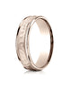 Benchmark-14K-Rose-Gold-6mm-Comfort-Fit-High-Polished-Squared-Edge-Carved-Design-Wedding-Ring-Size-6--CF15630914KR06