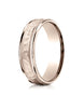Benchmark-14K-Rose-Gold-6mm-Comfort-Fit-High-Polished-Squared-Edge-Carved-Design-Wedding-Ring-Size-6--CF15630914KR06