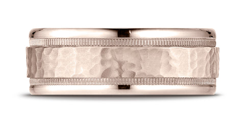 Benchmark-14K-Rose-Gold-8mm-Comfort-Fit-High-Polished-Squared-Edge-Carved-Design-Wedding-Ring-Size-6.25--CF15830914KR06.25