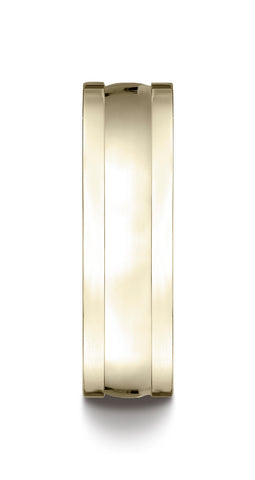 Benchmark-18K-Yellow-Gold-6mm-Comfort-Fit-High-Polished-Squared-Edge-Carved-Design-Wedding-Band--Sz-4.5--CFSE7620018KY04.5