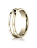 Benchmark-14K-Yellow-Gold-6mm-Comfort-Fit-High-Polished-Squared-Edge-Carved-Design-Wedding-Band--Size-4--CFSE7620014KY04