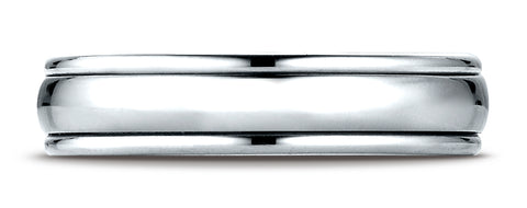 Benchmark-14k-White-Gold-4mm-Comfort-Fit-High-Polished-Carved-Design-Band--Size-6.25--CF1540814KW06.25