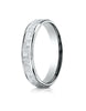 Benchmark-18k-White-Gold-Comfort-Fit-4mm-High-Polish-Edge-Hammered-Center-Design-Band--Size-6--CF15430318KW06