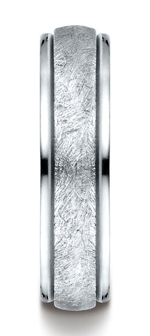 Benchmark-14K-White-Gold-6mm-Comfort-Fit-Swirl-Finished-Carved-Design-Wedding-Band-Ring--Size-6.5--CF15607014KW06.5