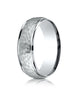 Benchmark-14k-White-Gold-Comfort-Fit-7mm-High-Polish-Edge-Hammered-Center-Design-Band--Size-6--CF15730314KW06