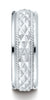 Benchmark-14K-White-Gold-8mm-Comfort-Fit-Round-Edge-Cross-Hatch-Patterned-Wedding-Band-Ring--Size-6.5--CF15804014KW06.5