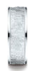 Benchmark-10k-White-Gold-Comfort-Fit-8mm-High-Polish-Edge-Hammered-Center-Design-Band--Size-6.5--CF15830310KW06.5