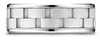 Benchmark-14k-White-Gold-8mm-Comfort-Fit-Drop-Bevel-Sandblasted-Satin-Finish-Chain-Link-Design-Band-Sz-6.25--CF18849314KW06.25