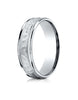 Benchmark-14K-White-Gold-6mm-Comfort-Fit-High-Polished-Squared-Edge-Carved-Design-Wedding-Band--Size-6--CF15630914KW06