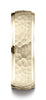 Benchmark-14k-Yellow-Gold-Comfort-Fit-7mm-High-Polish-Edge-Hammered-Center-Design-Band--Size-6.5--CF15730314KY06.5