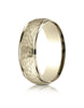 Benchmark-14k-Yellow-Gold-Comfort-Fit-7mm-High-Polish-Edge-Hammered-Center-Design-Band--Size-6--CF15730314KY06