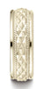 Benchmark-14K-Yellow-Gold-8mm-Comfort-Fit-Round-Edge-Cross-Hatch-Patterned-Wedding-Band-Ring--Size-6.5--CF15804014KY06.5