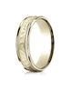 Benchmark-14K-Yellow-Gold-6mm-Comfort-Fit-High-Polished-Squared-Edge-Carved-Design-Wedding-Band--Size-6--CF15630914KY06