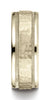 Benchmark-10k-Yellow-Gold-8mm-Comfort-Fit-Hammered-Center-High-Polish-Round-Edge-Carved-Des.-Band-Sz-6.5--CF15830910KY06.5