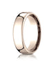 Benchmark-14K-Rose-Gold-6.5mm-European-Comfort-Fit-Wedding-Band-Ring--Size-4--EUCF16514KR04