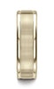 Benchmark-14K-Yellow-Gold-7mm-Comfort-Fit-Satin-Finished-Four-Sided-Carved-Design-Wedding-Band--Size-4.5--EURECF7702S14KY04.5